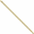 thumbnail image 2 of 10K Yellow Gold Lite 5mm Diamond-Cut Double Link Charm Bracelet (8.25 X 5) Made In Peru 10ssd1-8.25, 2 of 5