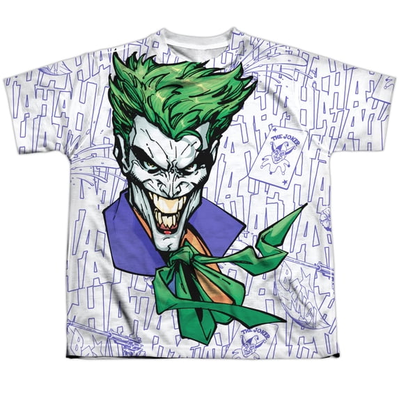Batman - Laugh Clown Laugh - Youth Short Sleeve Shirt - Medium