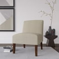 thumbnail image 5 of HomePop Carson Armless Accent Chair, Multiple Colros, 5 of 10