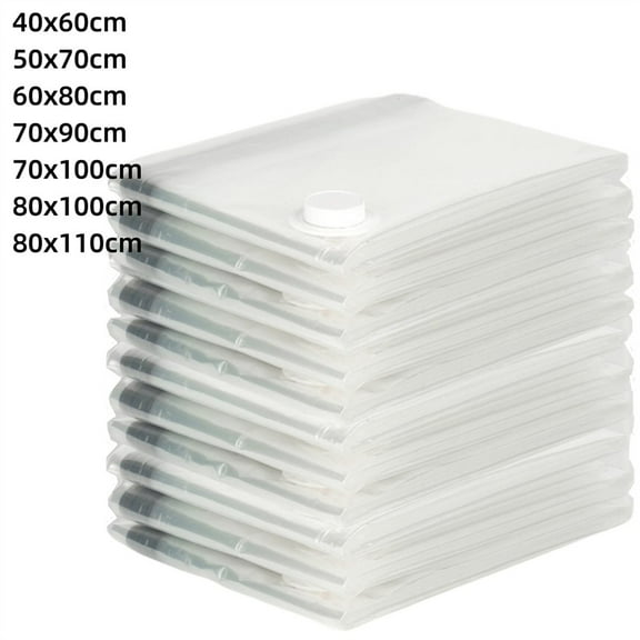 Folding Compressed Transparent Vacuum Bag With Large Size For Space Saving 40X60Cm