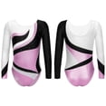 thumbnail image 1 of DPOIS Girls Long Sleeve Gymnastics Leotard Dance Biketards Unitard Bodysuit, 1 of 6