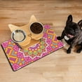 thumbnail image 3 of Pet Feeding Mat Featuring Cultural Exotic Meditation Mandala Pattern, Absorbent Waterproof Non-Slip Dog Food Mat Easy Clean, 3 of 7