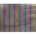 thumbnail image 3 of oneOone Tissu Viscose Georgette Imprimé Rayures Multicolores Tissu au Mètre 42 Pouces de Large, 3 of 3