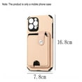 thumbnail image 2 of Wallet Case with Card Holder, PU Kickstand Card Slots Case, Compatible with iPhone 14 Max, 2 of 5