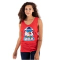 thumbnail image 3 of Tootsie Mr Owl USA American Patriot Unisex Plus Size Tank Top Brisco Brands 2X, 3 of 5