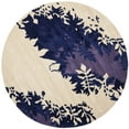 thumbnail image 4 of SAFAVIEH Soho Gabriel Abstract Wool Area Rug, Beige/Purple, 5' x 8', 4 of 8