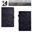 thumbnail image 2 of for Lenovo M10 Plus (2nd Gen)/K10 10.3" Leather Case Embossed Tree Bird Folio Cover, Auto Sleep/Wake, Non-slip Stand Support, Stylus Pen Card Slot, Soft TPU Shell, Screen Protector, 2 of 8