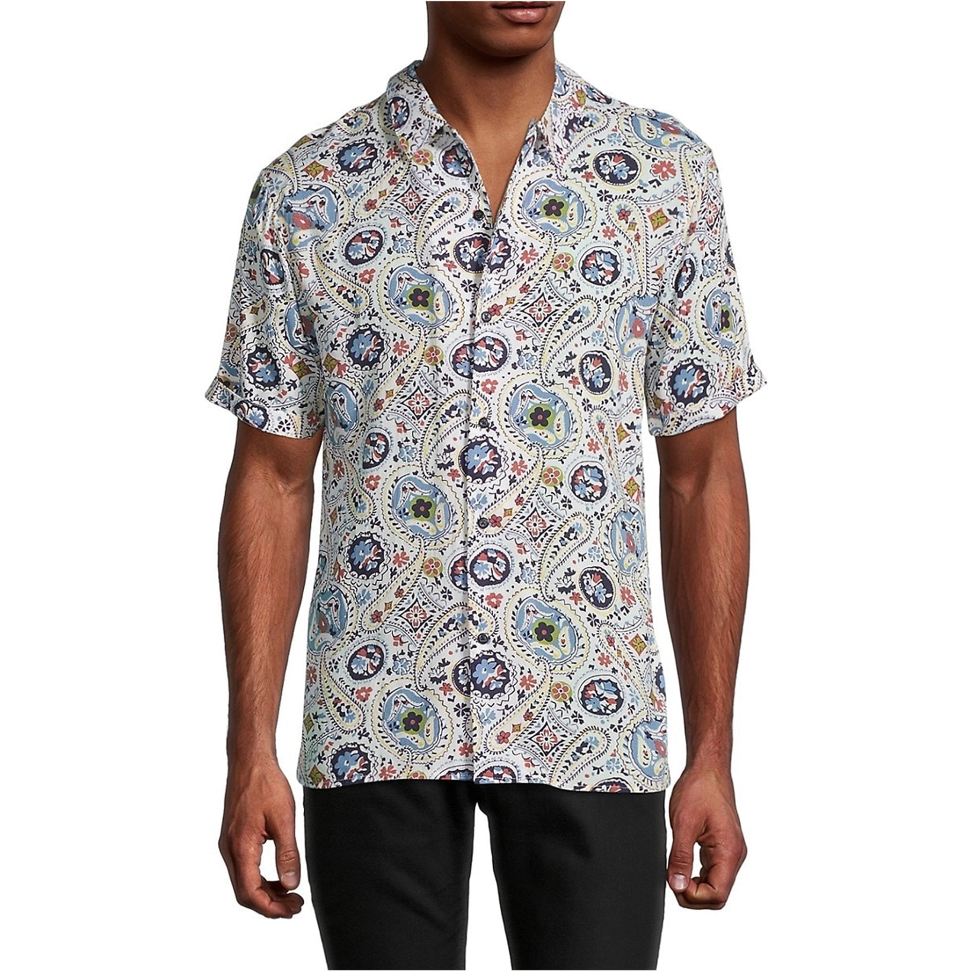 paisley button