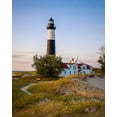 thumbnail image 2 of Romanowicz, Adam 20x24 Gold Ornate Wood Framed with Double Matting Museum Art Print Titled - Historic Big Sable Point Light, 2 of 4