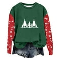 thumbnail image 4 of WXLWZYWL Christmas Pullovers for Women Christmas Sweatshirts Funny Snowman Print Crewneck Long Sleeve Sweater Casual Tops Shirts, 4 of 4