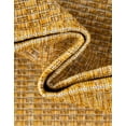 thumbnail image 3 of Unique Loom Outdoor Solid Collection Area Rug (2' x 6' 1" Runner Corn Harvest Yellow), 3 of 6