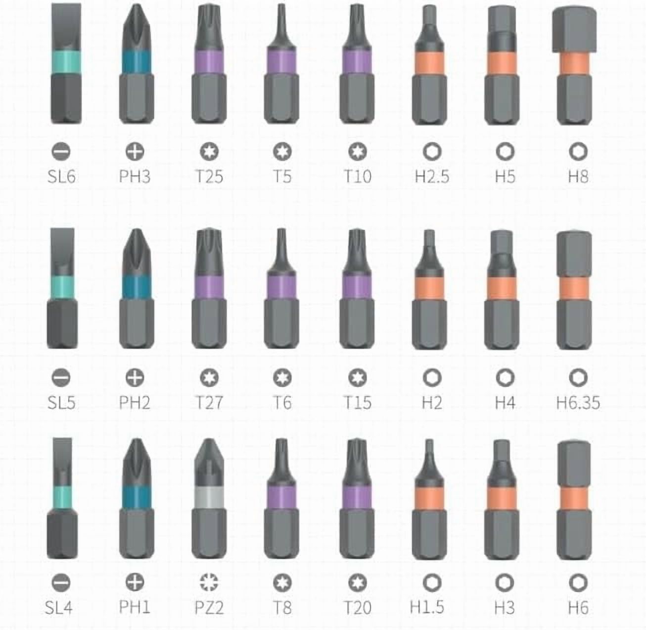 24 in 1 Magnetic Ratchet Screwdriver Set,24 in 1 Dly Screwdriver Set Magnetic Compact And Portable Ratchet Screwdriver