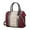 Light Grey, variant on Ember Faux Crocodile-Embossed Vegan Leather Womens Satchel by Mia K
