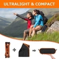 thumbnail image 3 of Cómoda silla de camping plegable, silla portátil para mochileros para acampar, pescar, ir a la playa, hacer barbacoas y otras actividades al aire libre Naranja, 3 of 4