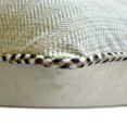 thumbnail image 2 of The HomeCentric Decorative Grey Pack of 2, 24x24 inch (60x60 cm) Throw Pillow Cases, Jute Lace & Moroccan Throw Pillows For Sofa, Solid Pattern Contemporary Style Easter - Jutish Grey, 2 of 4