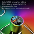 thumbnail image 5 of BC89 Car Charger 48W Fast Charging Adapter Bluetooth-Compatible MP3 Player FM Transmitter with Ambie, 5 of 5