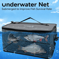thumbnail image 2 of SANLIKE Floating Fish Protection Driving to the Sea Fishing Basket Sea Fishing Rock Fishing Fish Protection Hanging Glue Quick Drying Portable Nylon Thread Weaving Fish Cage, 2 of 13