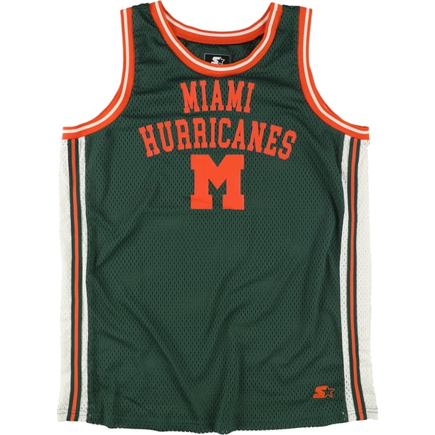 Camiseta de la Universidad de Miami STARTER para hombre verde grande