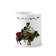 thumbnail image 1 of Vaca Ride China minoría dressing totem Taza de cepillo de dientes, 1 of 3