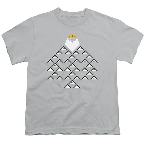 Adventure Time - Ice King Triangle - Youth Short Sleeve Shirt - Large
