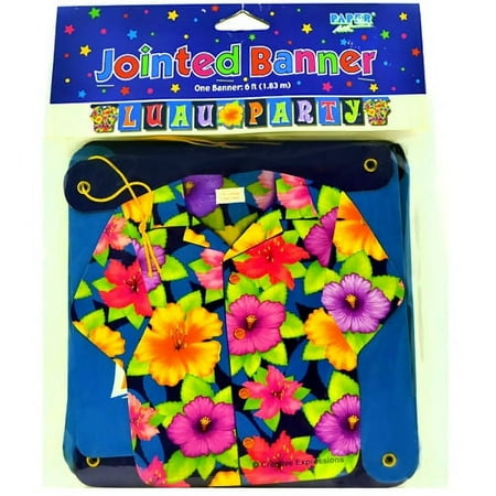 Hawaiian Luau 'Tropical Beachwear' Banner (1ct)