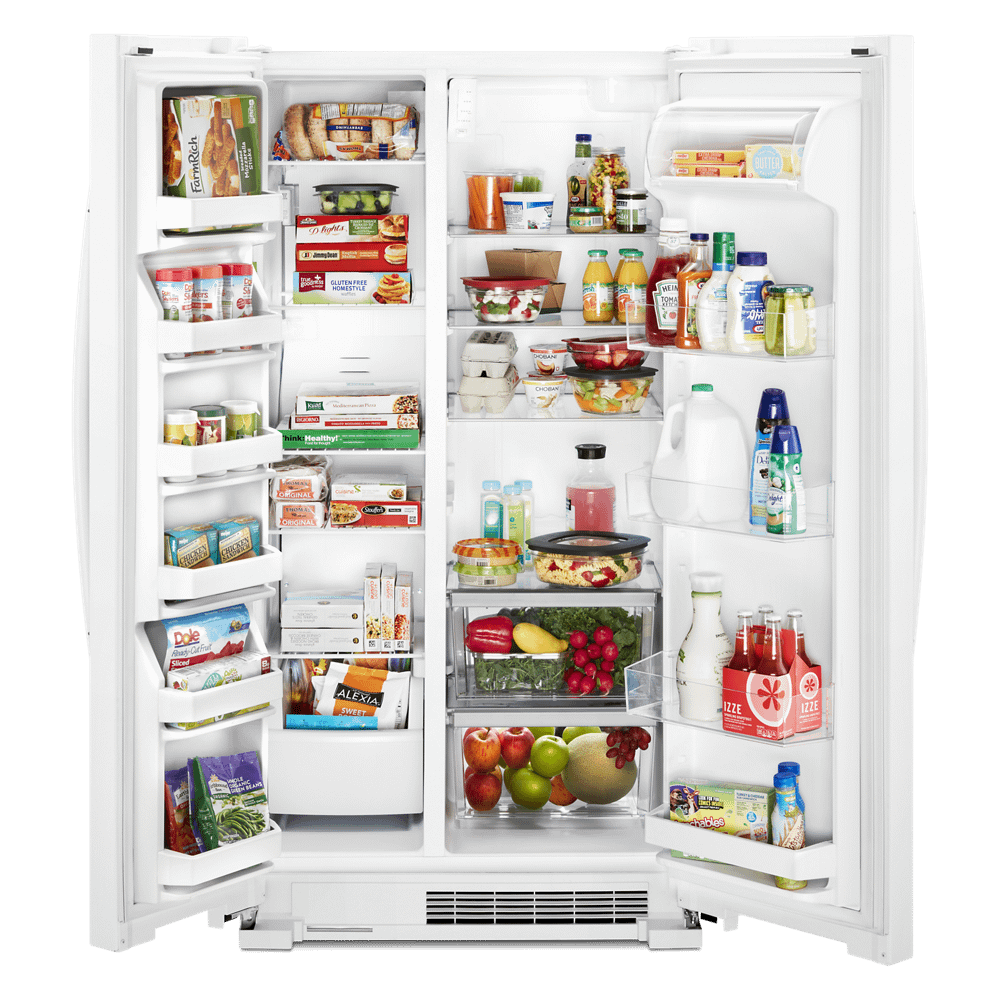 Whirlpool Wrs315snh 36" Wide 25.1 Cu. Ft. Side By Side Refrigerator - White - image 2 of 5