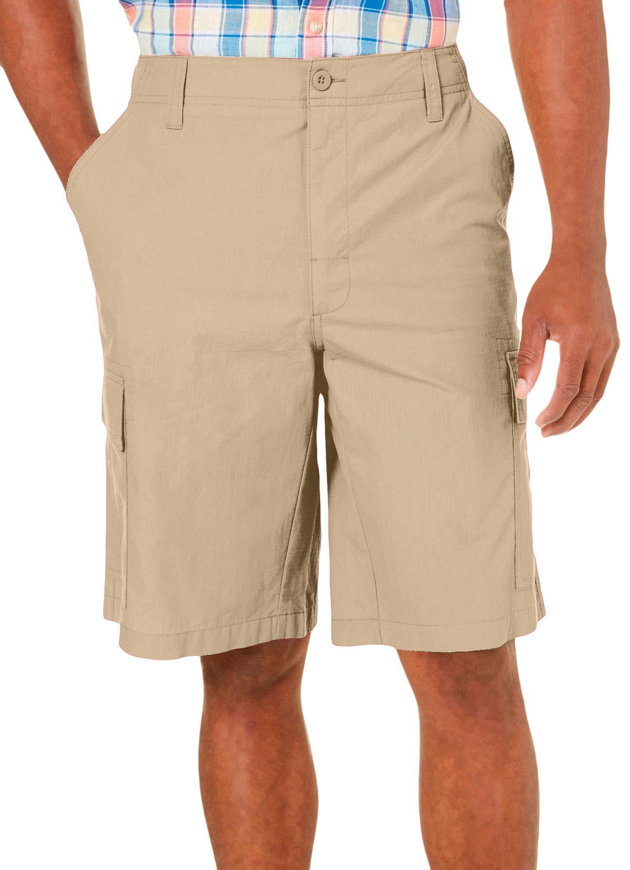 Boca Classics - Boca Classics Mens Ripstop Solid Cargo Shorts - Walmart ...