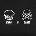 thumbnail image 3 of CafePress - Eddie Izzard Cake Or Death Women's Dark T Shirt - Womens Tri-blend T-Shirt, 3 of 4