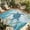 Turquoise Blue, variant on Teal Green Sea Turtle Outdoor Rug for Patio/Deck/Porch, Non-Slip Large Area Rug 4 x 6 Ft, Coastal Summer Beach Seaweed Indoor Outdoor Rugs Washable Area Rugs, Reversible Camping Rug Carpet Runner