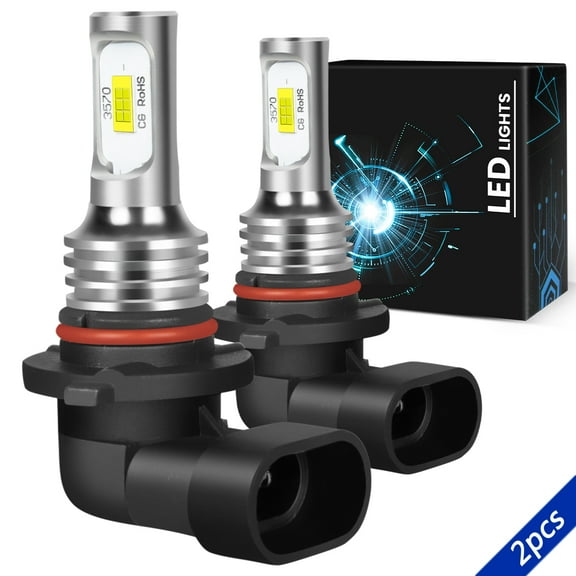 9005 HB3 LED Fog Light Bulbs 6000K Ultra White Halogen Replacement Bulb DRL Bulb for Cars Truck
