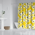 thumbnail image 2 of Waterproof Beautiful Colorful Floral Shower Curtain 72x72 Inch Boho Style Polyester Unique Shower Curtain for Bathroom Hotel Home Decor with 12 Plastic Hooks, 2 of 5