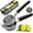 Black, variant on Zulay Kitchen Stainless Steel Lemon Squeezer Manual Citrus Press Juicer and Lime Squeezer - Black