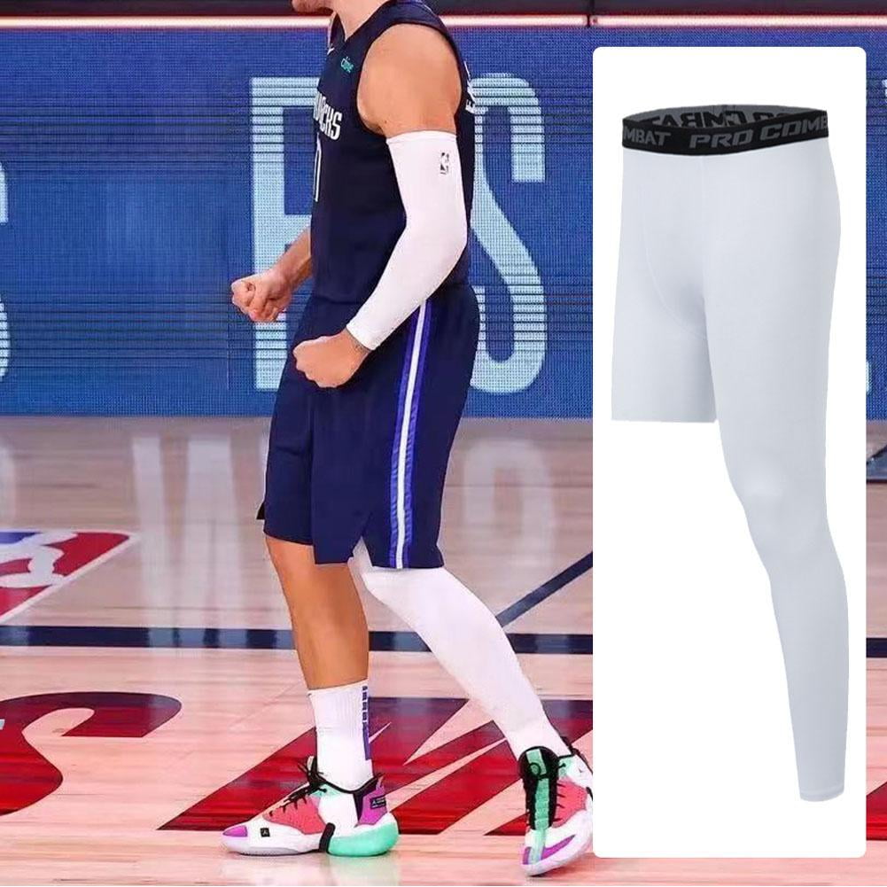 One Leg Compression Tights Long Pants Basketball Sports Layer Base N1T5 Walmart
