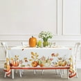 thumbnail image 2 of Thanksgiving Tablecloth, Fall Tablecloth With Pumpkin Leaves Autumn Tablecloth, Waterproof Thanksgiving Table Cloths For Thanksgiving Decor, Thanksgiving Tablecloth For Rectangle Tables 60 X 102, 2 of 6