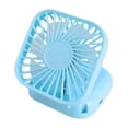 thumbnail image 4 of Ventilador personal, ventilador de mesa, mini dispositivo de refrigeración portátil, ventilador de collar, ventilador de mano para caminar, acampar, Azul, 4 of 8