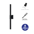 thumbnail image 7 of C Cattleya Black 2-Light 26W Dimmable LED Outdoor Wall Light with Frosted Glass Diffuser, 7 of 7