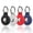 Black + White + Red + Dark Blue, variant on YUNOVA 2 Pack Shockproof Silicone AirTag Holder Keychain, Scratch Resistant Protective Case, Compatible with Apple AirTag, Anti-Lost Cover for Keys Pet Collar Bag