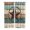 Bronze Brown, variant on Texas Star Kitchen Curtains Short 45 Inch Length, Country Teal Brown Farmhouse Wooden Grommet Top Bedroom Living Room Curtains, Light Filtering Cafe Curtain Drapes 2 Panels Set 84''x45''