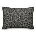 thumbnail image 2 of Creative Products Black Medallion Pattern 14x20 Indoor / Outdoor Pillow, 2 of 3