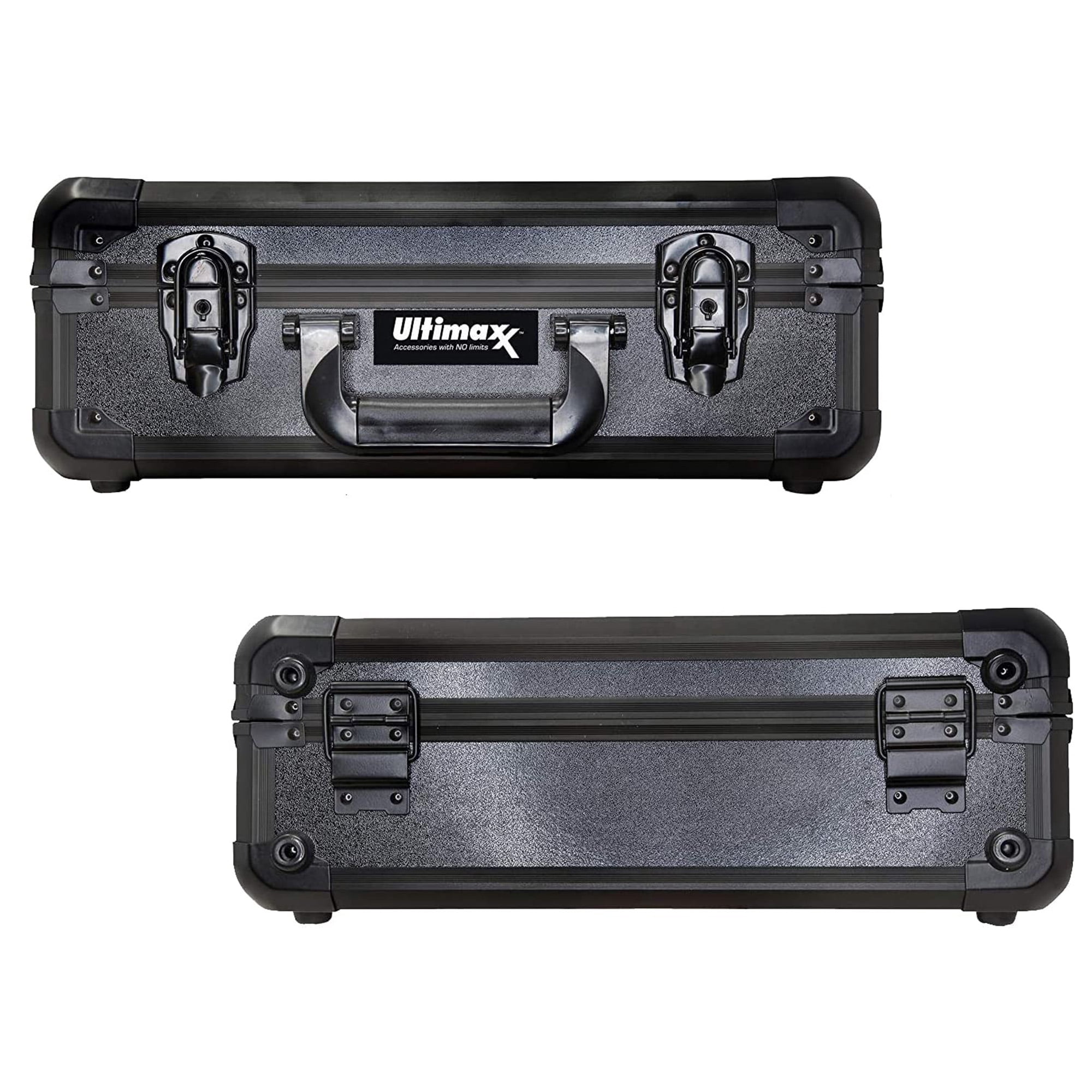 Ultimaxx Gadget Waterproof Hard Case Lockable Aluminum-Framed with Pick and Pluck Foam