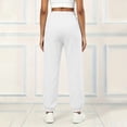 thumbnail image 6 of Karymi Pants for Women Vertical Seam Jogger Sweatpants, Adjustable Drawstring Elastic Waist, Side Pockets, Elastic Ankle Cuffs Loose Fit Solid Trousers, 6 of 6