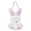 Evergreen Easter Bunny Outdoor-Safe Felt Door Decor