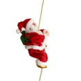 thumbnail image 2 of Adorno de Navidad Yotijar Paquete de 2 Escalada Animada de Santa Claus, 2 of 10