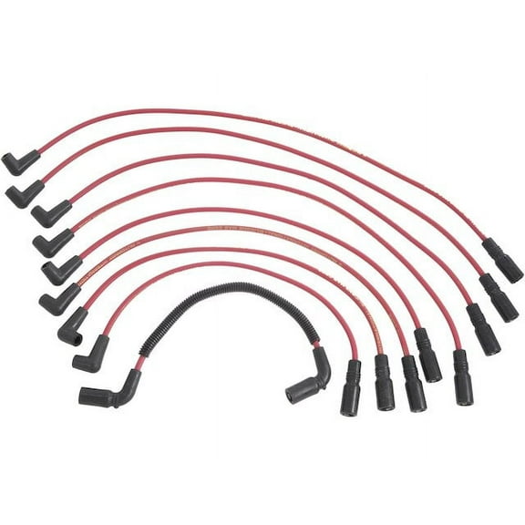 Spark Plug Wire Set - Compatible with 1996 - 1999 Chevy C1500 Suburban 5.7L V8 1997 1998