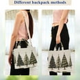 thumbnail image 4 of FORMRS Womens Corduroy Tote Bag Crossbody Shoulder Handbag with Pocket, Cartoon Christmas Trees, 4 of 7