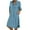 Light blue, variant on Ketyyh-chn99 Casual Dresses for Women Sun Dress Dresses for Women Casual T-shirt Dresses Long Sleeve Boho Beach Dress Navy,XL