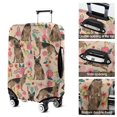 thumbnail image 5 of German Shepherd with Pioneer Flower Luggage Cover Fashion Suitcase Cover Baggage Covers Fit 25-28 Inch Luggage (Go Travel), 5 of 5