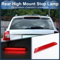 thumbnail image 3 of Luz de freno LED de tercera posición Unique Bargains para Skoda Octavia Mk2 Estate 2004-2013, carcasa de plástico impermeable roja, 3 of 7