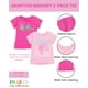 thumbnail image 2 of Camisetas Barbie para niñas pequeñas, paquete de 2, respetuosas con los sentidos, 4 años, 2 of 5