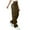 Coffee, variant on Women's Cargo Pants High Waisted Casual Elastic Waist Trousers with Pockets Classic Fit Womens Trendy Y2k Streetwear Baggy Stretchy Pants